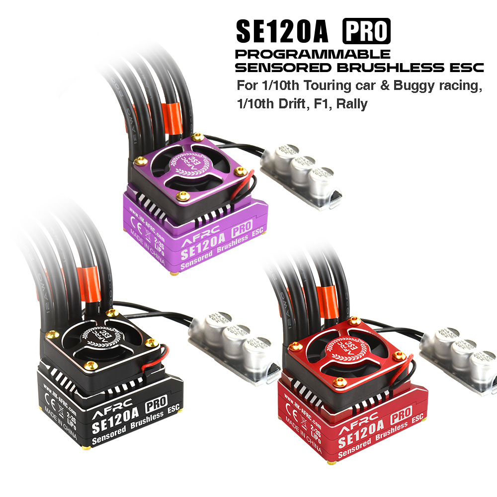 AFRC-SE120A PRO Programmable Sensored Brushless ESC,ESC/MOTORS
